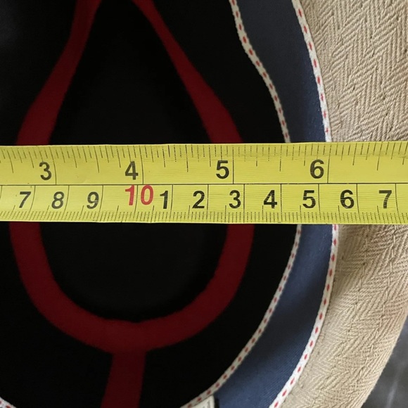 Levi’s Trilby Fedora Hat Beige Tan M/L Cotton Logo Button - Picture 9 of 10